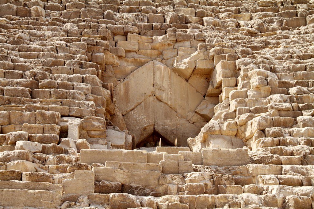 Original Entrance of the Great Pyramid
