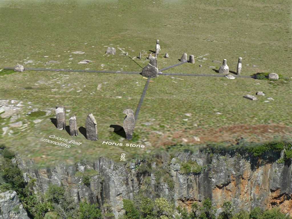 Adam's Calendar, a Megalithic South African Stone Circle