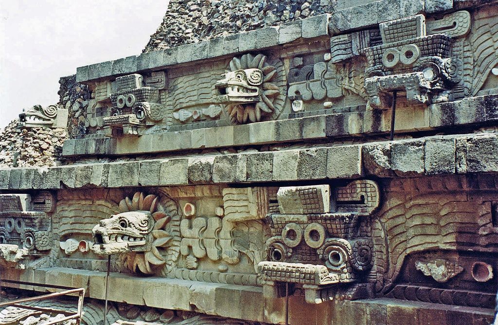 Temple of the Feathered Serpent Mexico