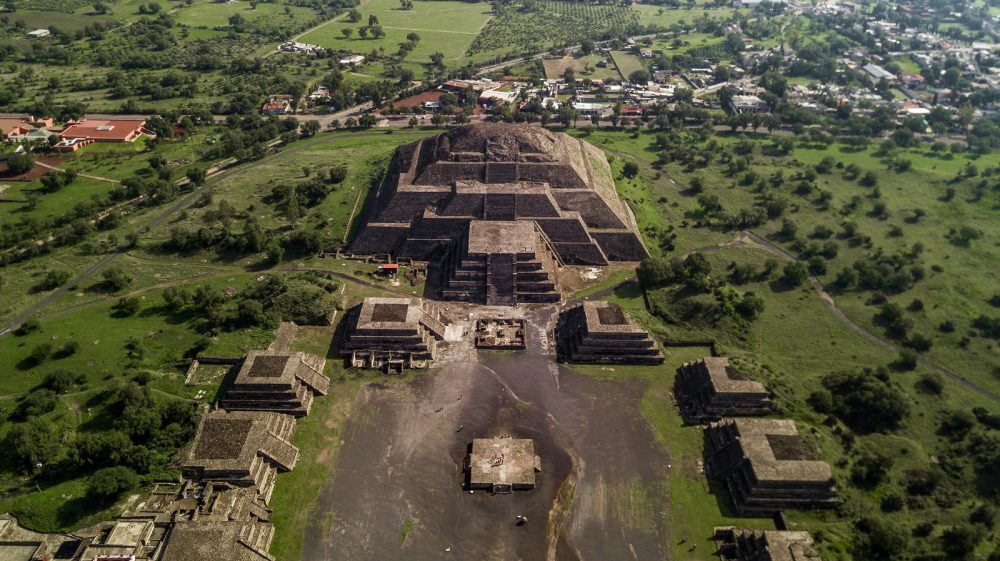 Teotihuacan Aerial View