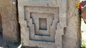 Door megalith at Puma Punku