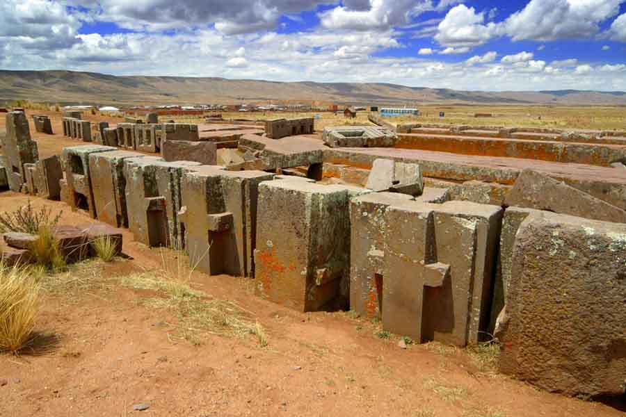 Back of the H blocks at Puma Punku