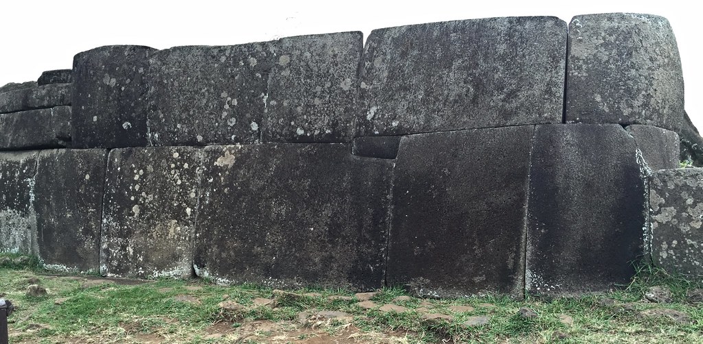 Ahu Vinapu megalithic Easter Island