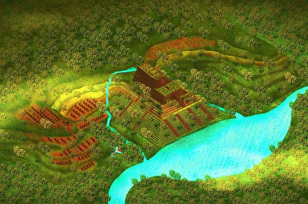 Gunung Padang reconstruction