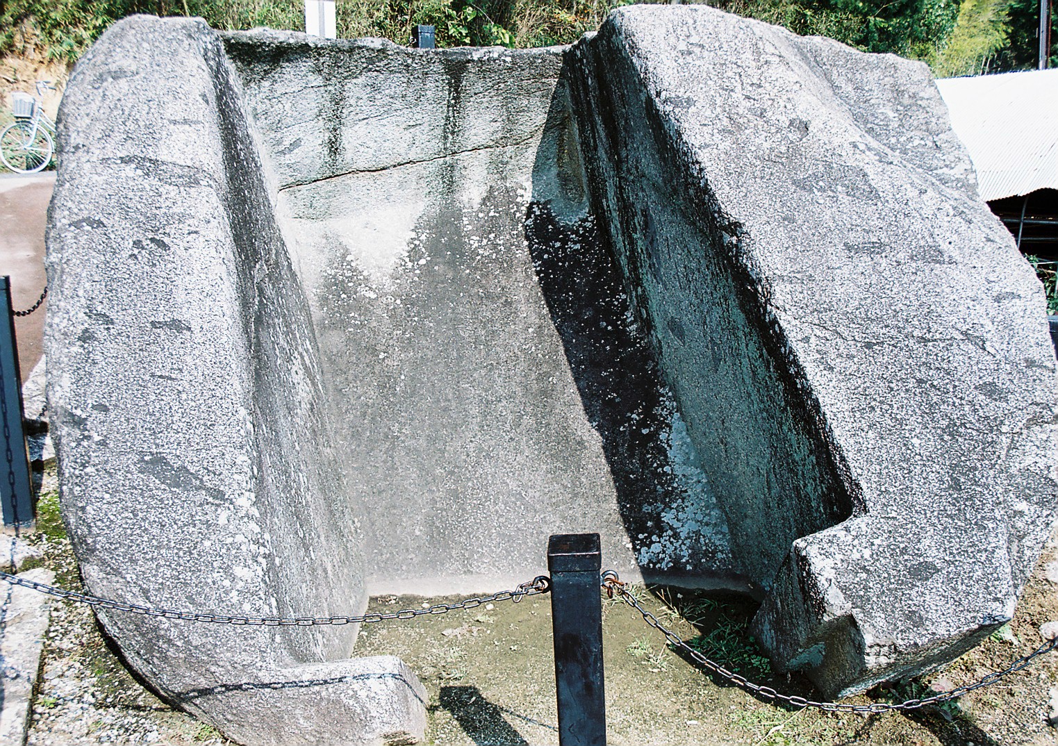 perfectly carved megalith japan