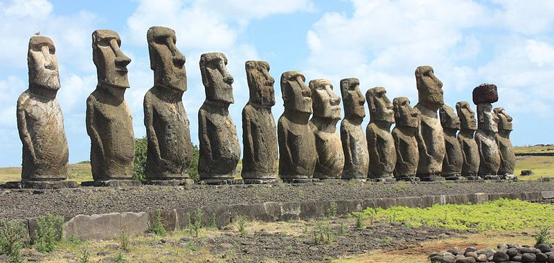 The Moai on Easter Island