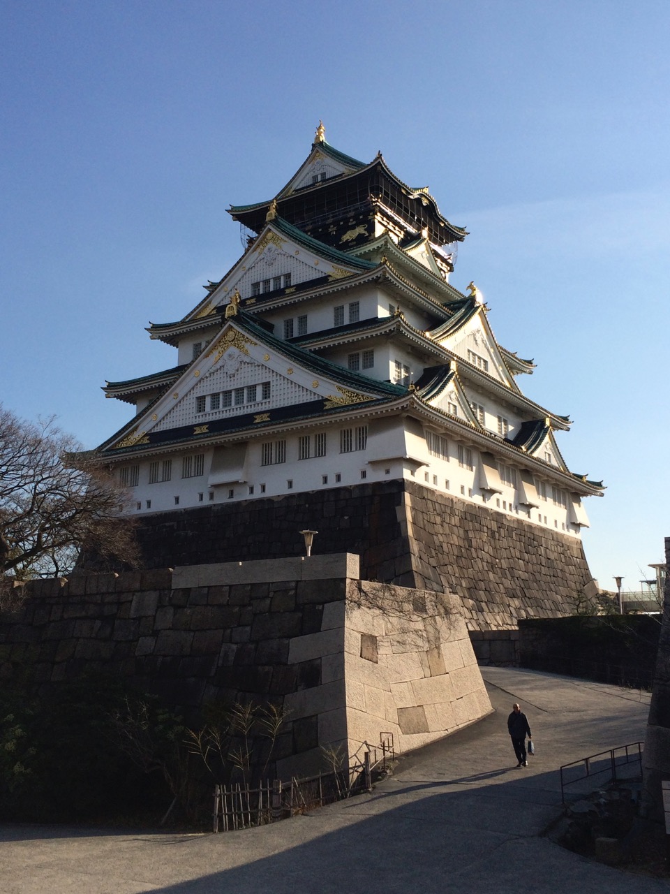 Osaka castle japan