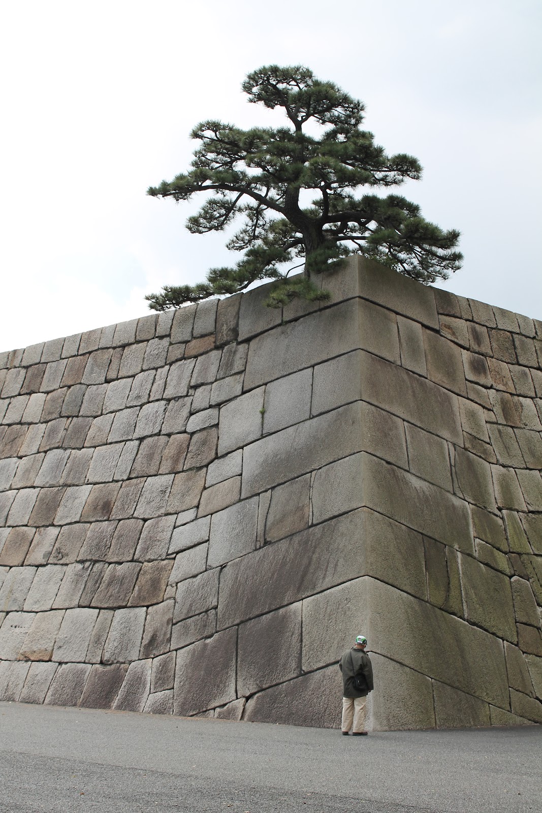 Imperial palace Japan megalith