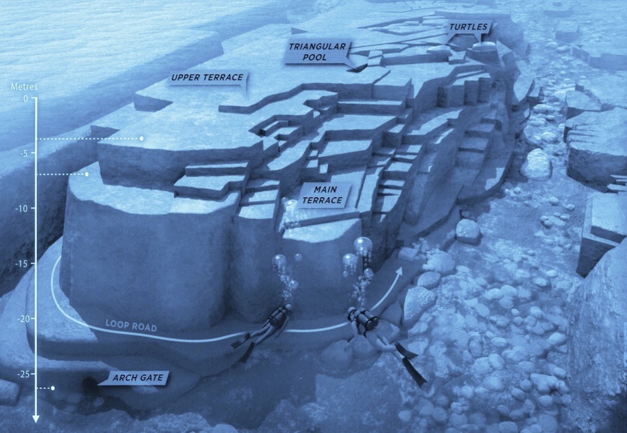 underwater yonaguni in japan