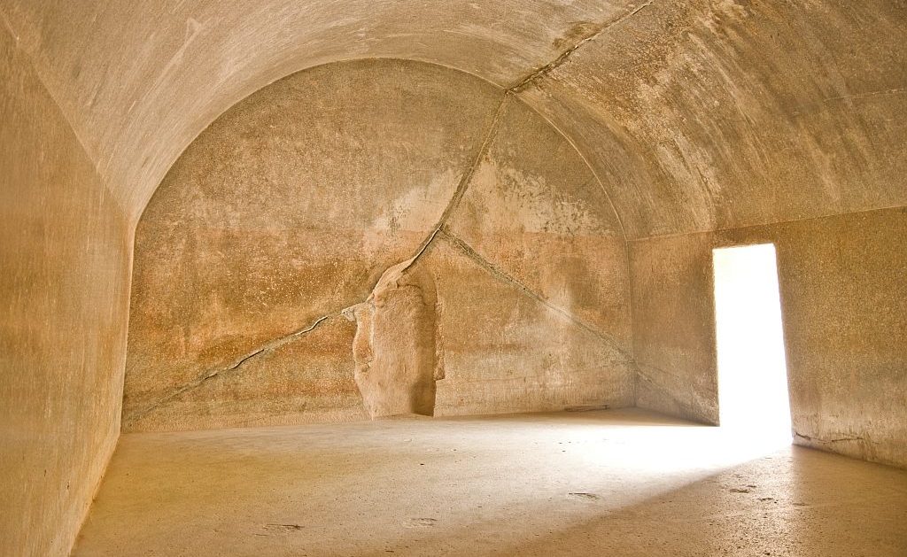Interior of the Barabar Caves
