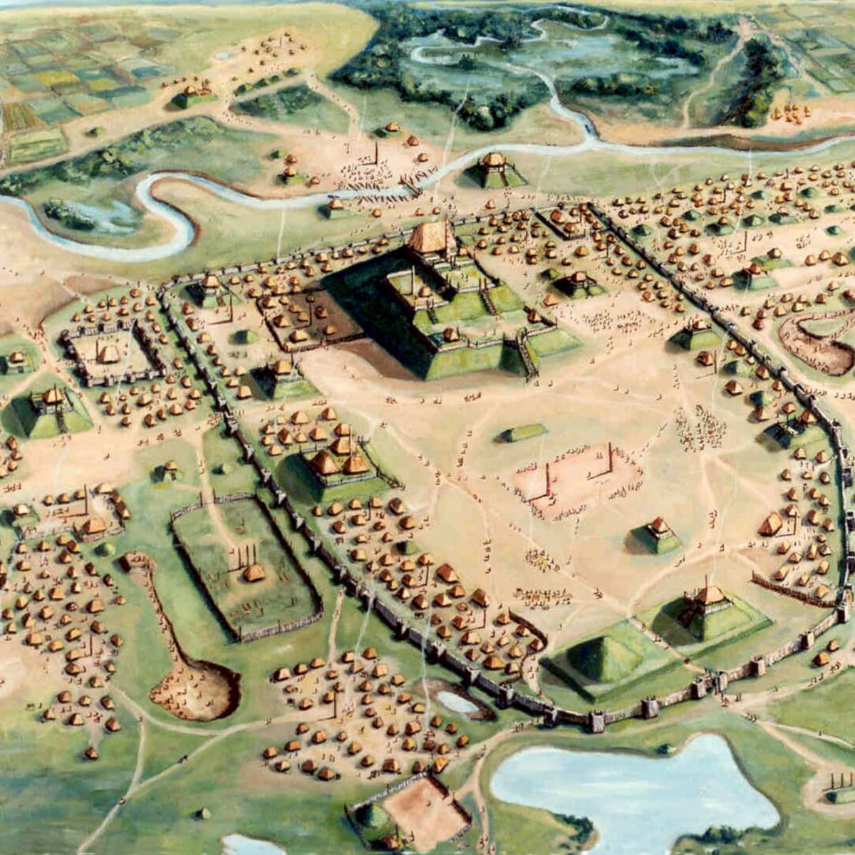 Cahokia Mounds in Illinois