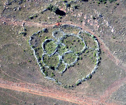 Megalithic Stone Circle in South Africa