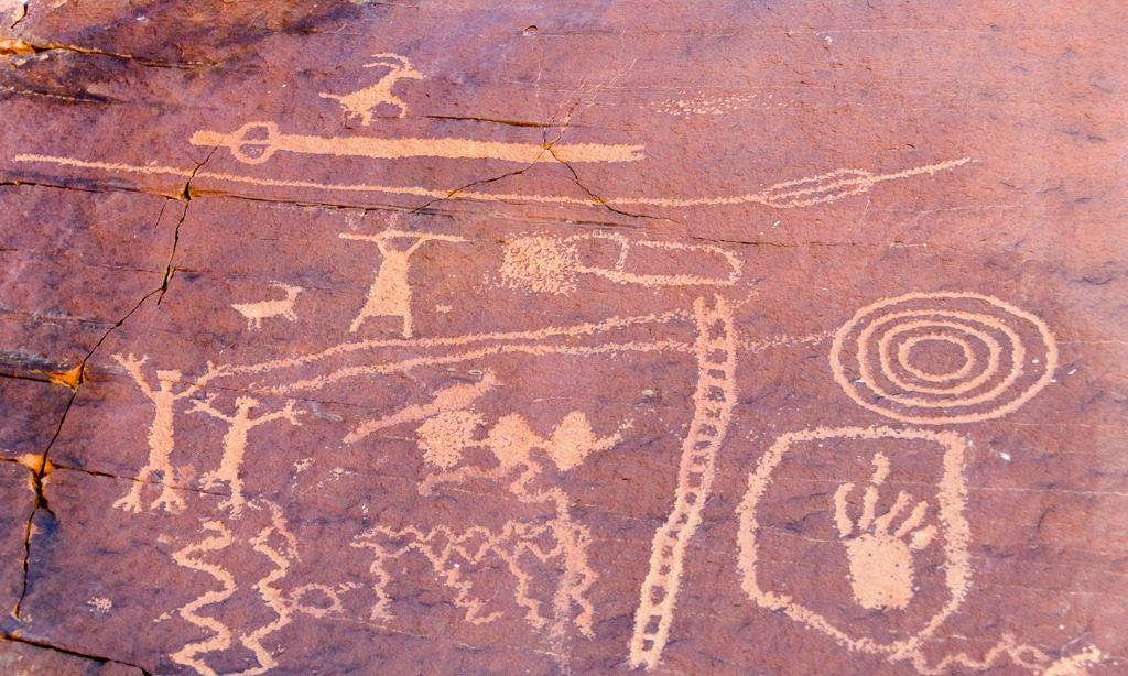 Valley of Fire Native American rock art