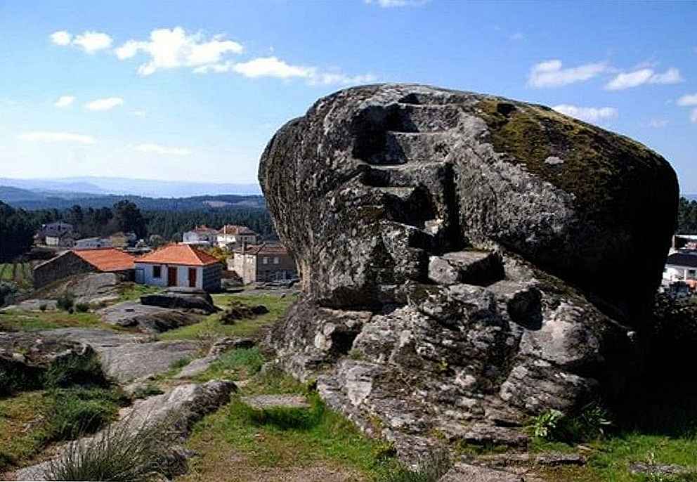 Megalithic sanctuary of Panóias in Portugal