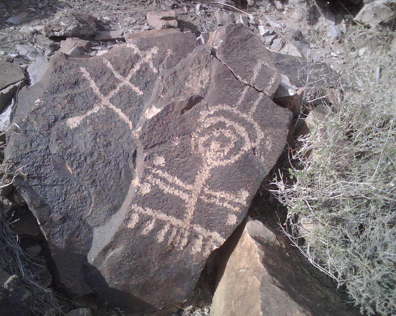 Sloan Canyon ancient rock art