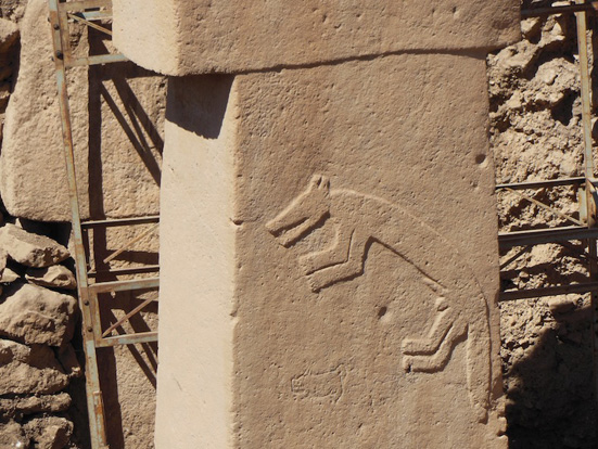 Monolith at Gobekli Tepe