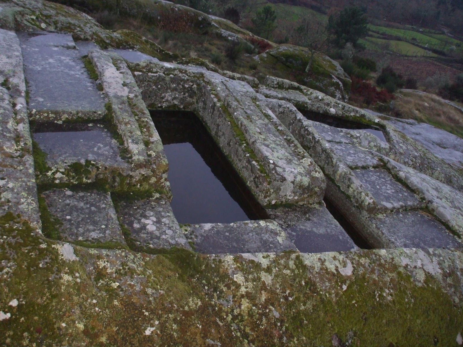 Megalithic structure in Panóias Portugal