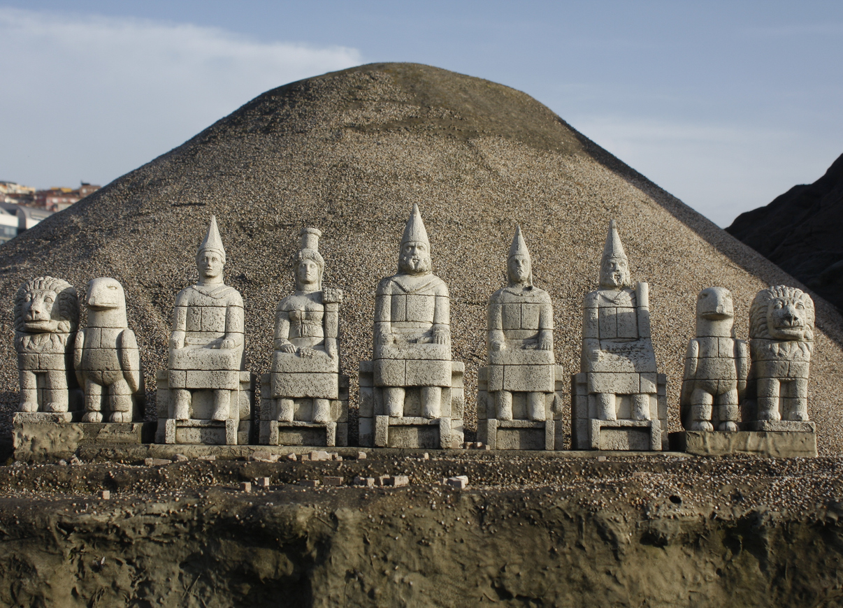 Megalithic statues on Mount Nemrut