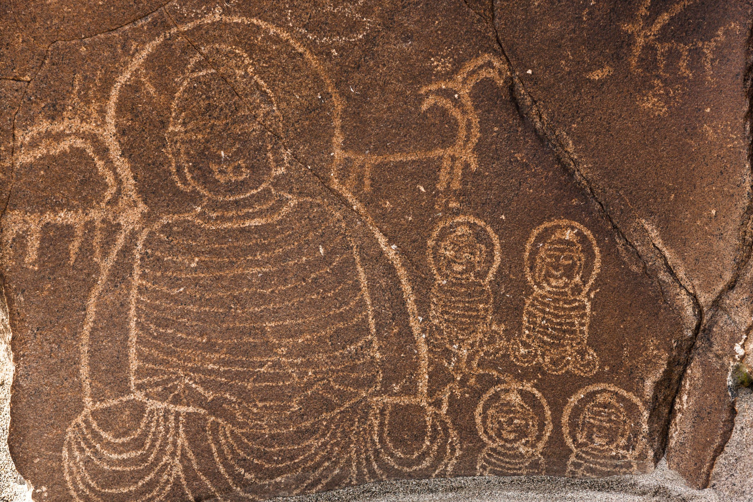 Buddhist ancient rock art in Pakistan