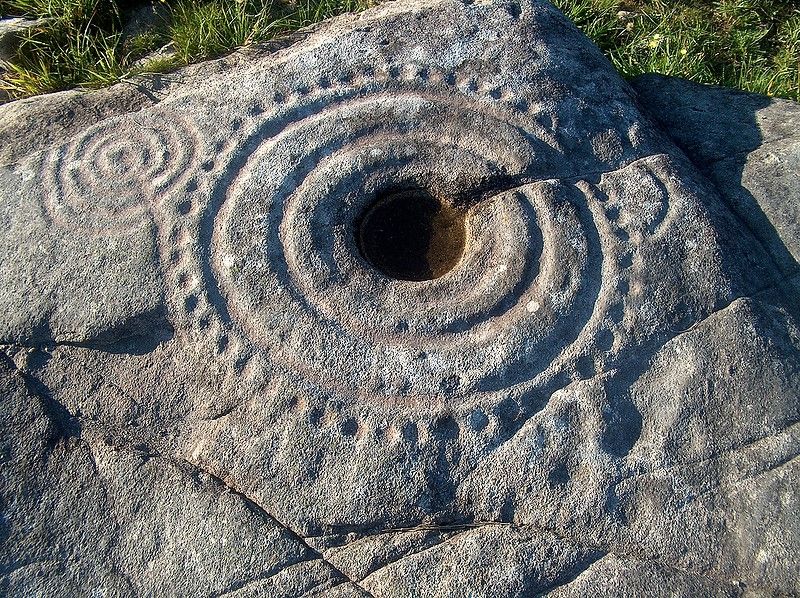 Spiral, Ancient rock art in Spain
