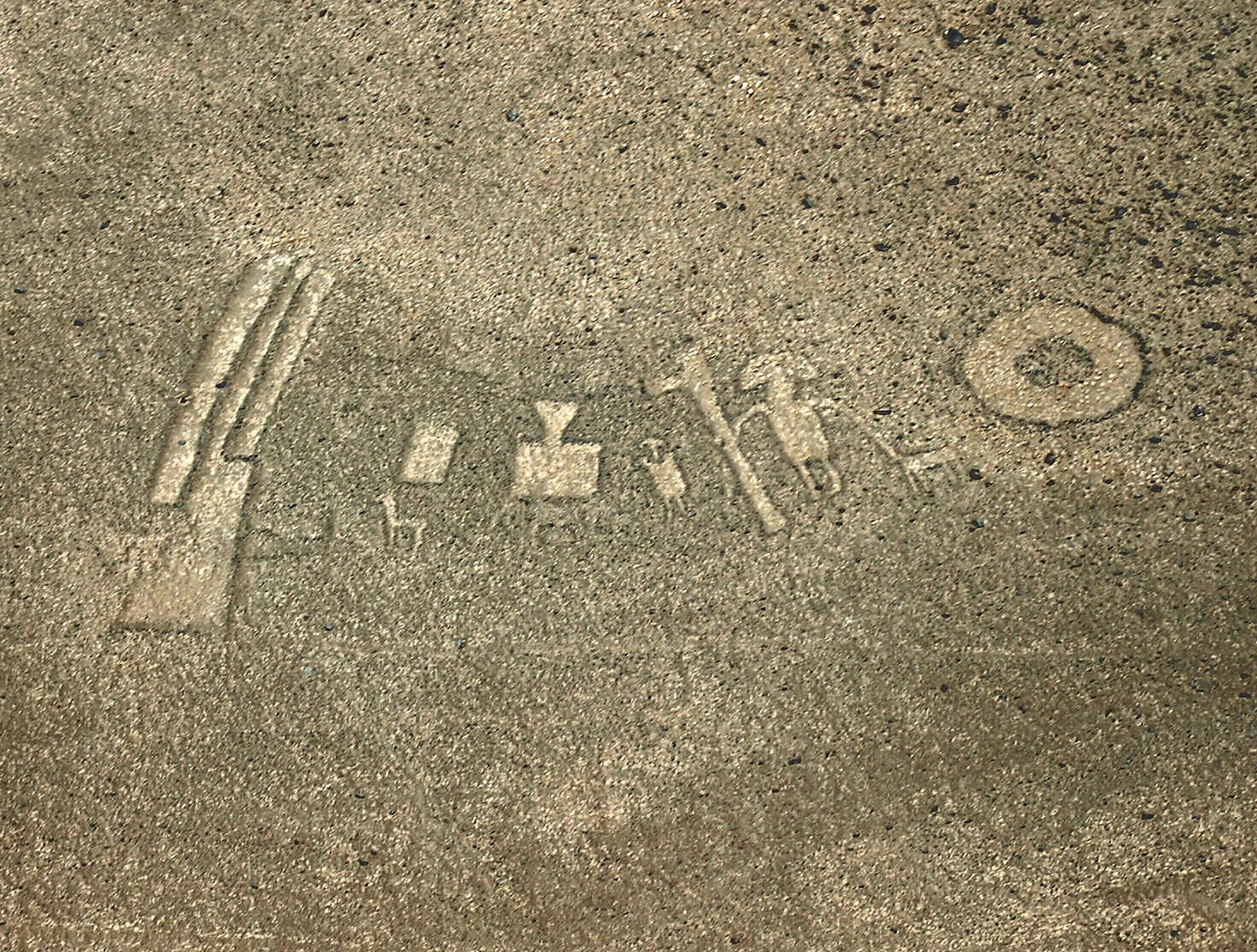 Geoglyphs in the Atacama Desert, Chile