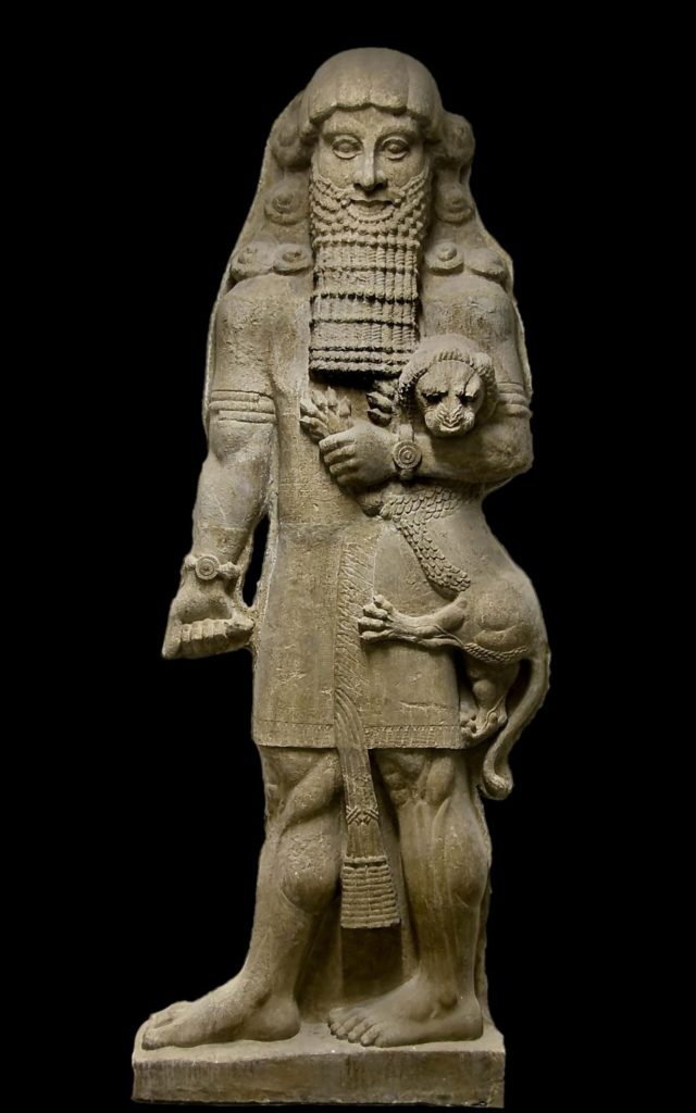 Giant Gilgamesh Statue