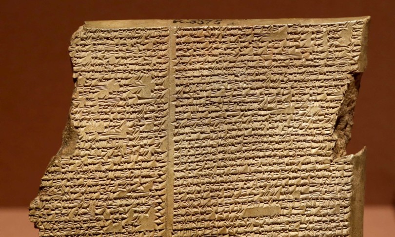 epic of gilgamesh, sumerian clay tablet