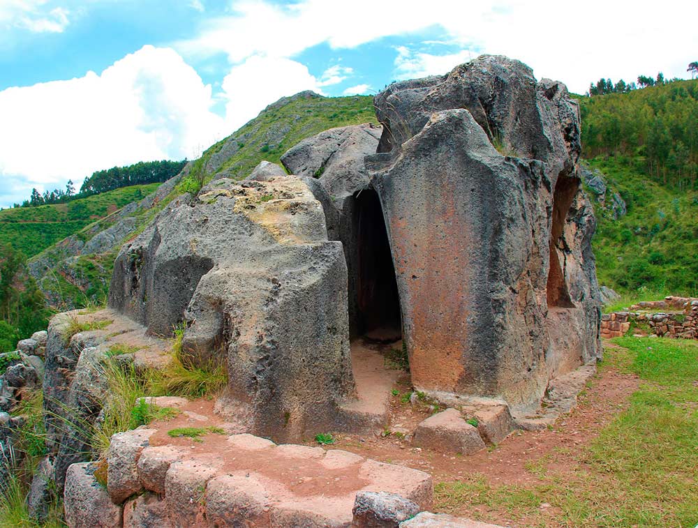 Megalithic ruins at Inkilltambo, Cusco