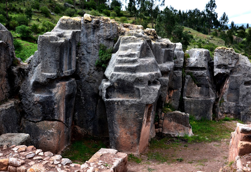 Megalithic ruins at Inkilltambo, Cuzco